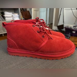 New UGG Men’s Red Chukka Boots